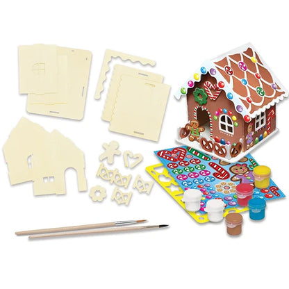Works of Ahhh Buildable Gingerbread House Kit - Best for Ages 5 to 11 - US 5900