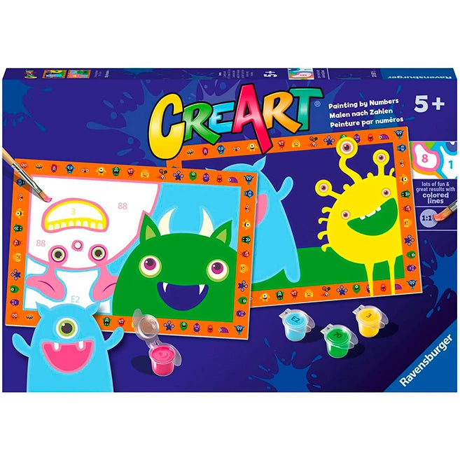 CreArt Jr. Silly Monsters - 2 Images - Best for Ages 5 to 10 - US 4259