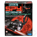 4M KidzLabs Spy Science Light-Up Monocular Kit - Best for Ages 5 to 11 - US 7880
