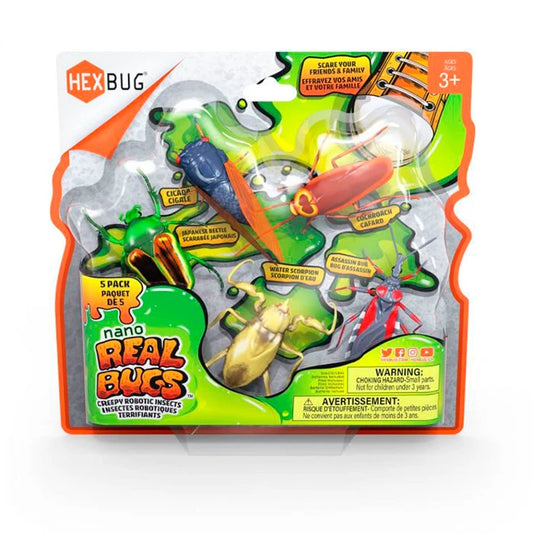 HEX BOTS Nano Real Bugs 5-Pack - Best for Ages 5 to 10 - US 9927