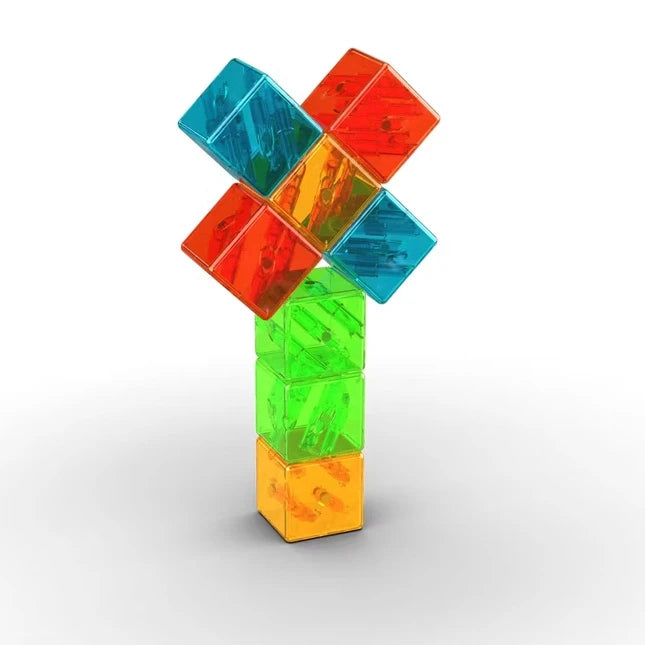 Geomag Magnetic Blocks Gems - 8 pcs - Best for Ages 1 to 5 - US 0829