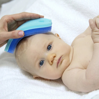Silicone Fish Bath Scrub - Best Baby Toys &amp; Gifts for Ages 0 to 4 - US 5168