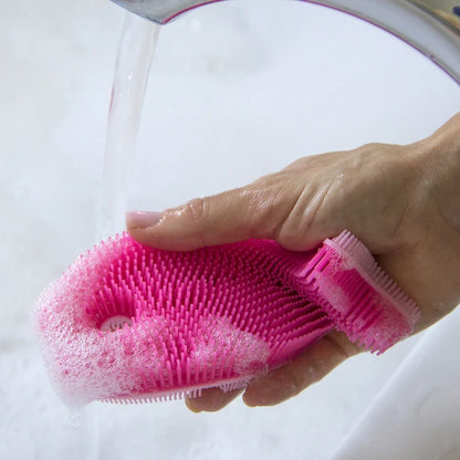 Silicone Fish Bath Scrub - Best Baby Toys &amp; Gifts for Ages 0 to 4 - US 5168