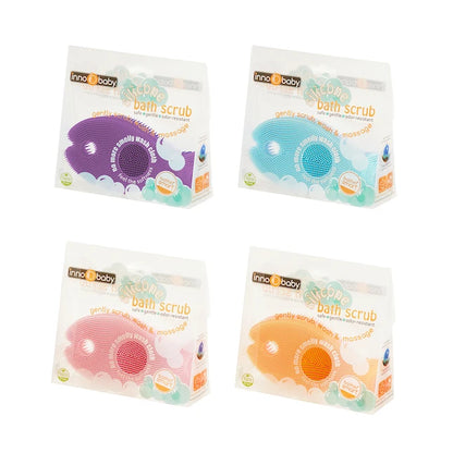 Silicone Fish Bath Scrub - Best Baby Toys &amp; Gifts for Ages 0 to 4 - US 5168