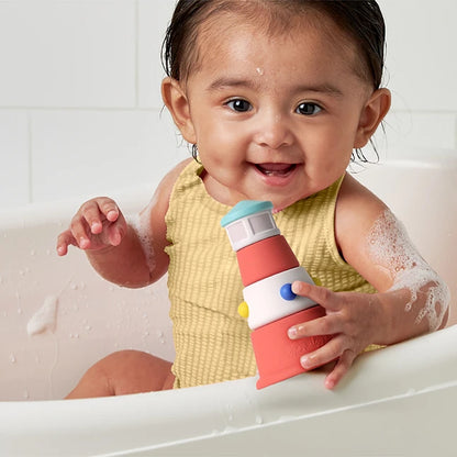 Bath Nautical Stack Set - Best Baby Toys &amp; Gifts for Ages 1 to 2 - US 0946