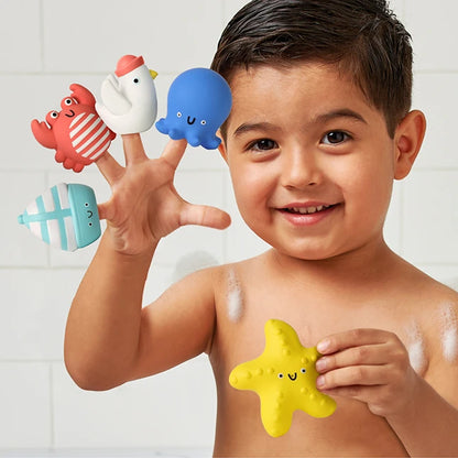 Bath Finger Puppets Nautical - Best Baby Toys &amp; Gifts for Ages 1 to 2 - US 8406