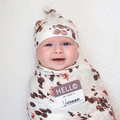 Hello World! Swaddle Set - - Fat Brain Toys - US 9651