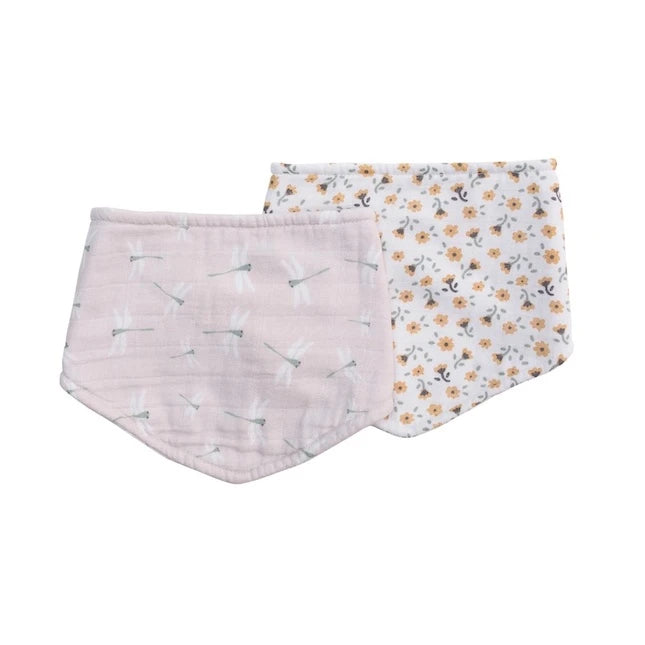 2 Pack Muslin Bandana Bibs - - Fat Brain Toys - US 4490