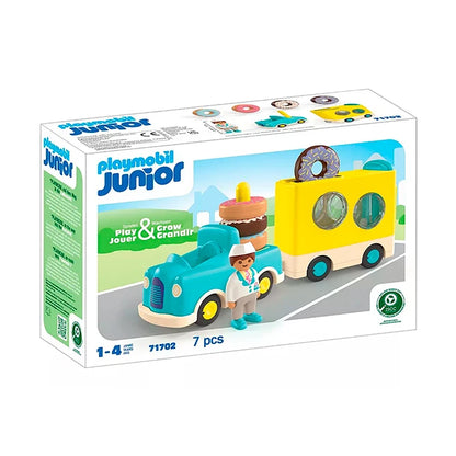 Playmobil Junior - Crazy Donut Truck with Stacking and Sorting Feature - US 3512