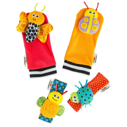 Lamaze Gardenbug Footfinder &amp; Wrist Rattle Set - Best for Babies - US 0399
