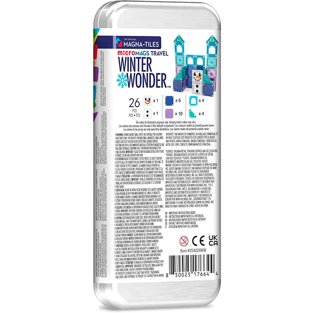 MicroMAGS Winter Wonder Travel Set - Best for Ages 3 to 10 - US 0138