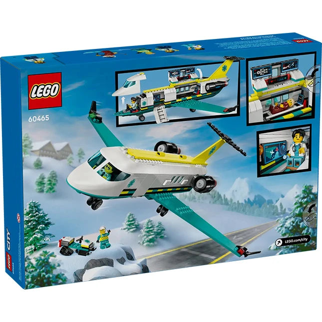 LEGO City - Emergency Air Ambulance Airplane - Best for Ages 6 to 10 - US 0864