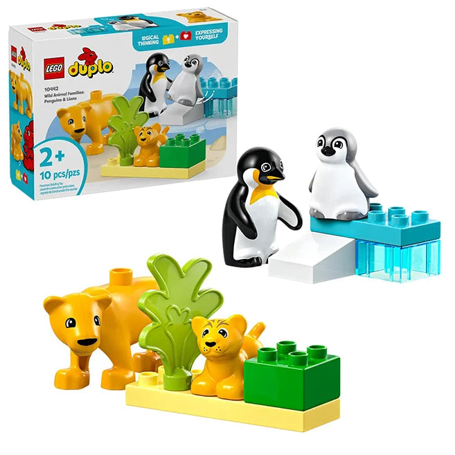 LEGO DUPLO - Wild Animal Families: Penguins &amp; Lions - US 9594