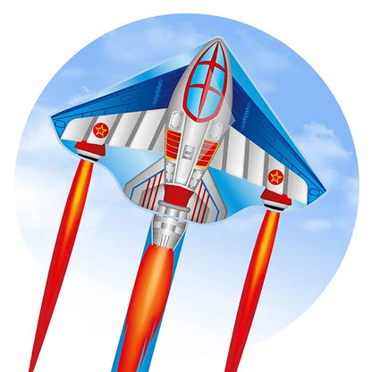 Simple Flyer Jet Plane Kite - 47 inch - Best for Ages 5 to 10 - US 0645